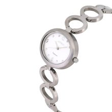 ASTRON 8051-7 női karóra, ezüst színű titánium tok és csat, fehér számlap, keményített ásványüveg, quartz szerkezet, cseppmentes vízállóság