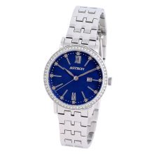 ASTRON 8053-2 női karóra, ezüst színű nemesacél tok és csat, kék számlap, keményített ásványüveg, quartz szerkezet, 50 m (5 ATM) vízállóság