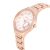   ASTRON 8054-8 női karóra, rózsaarany színű nemesacél tok és csat, fehér / gyöngyház színű számlap, keményített ásványüveg, quartz szerkezet, 50 m (5 ATM) vízállóság