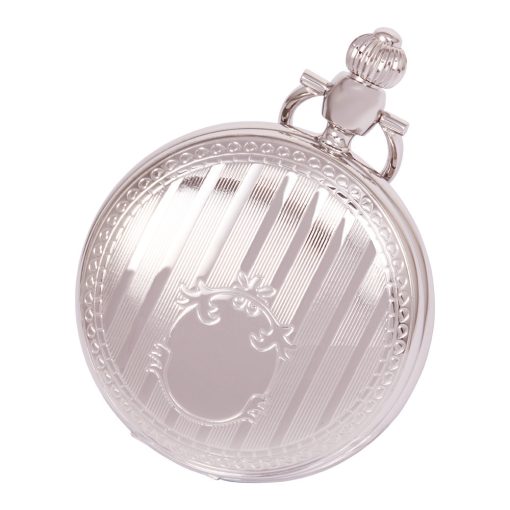 Astron férfi zsebóra, quartz, ezüst színű fémtok, fehér / római számos számlap