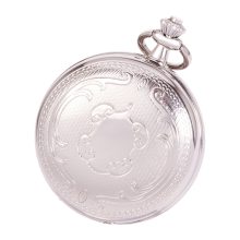 Astron férfi zsebóra, mechanikus, ezüst színű, római számos