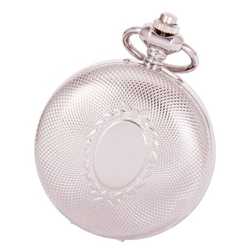 Astron férfi zsebóra, mechanikus, ezüst színű, arab számos