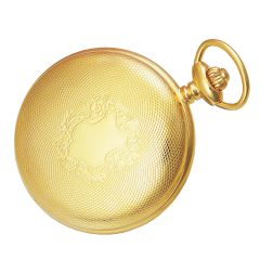   Astron férfi zsebóra, quartz, arany színű tok (pajzsos), arab számos fehér számlap