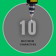 Engravare text - maxim 10 caractere